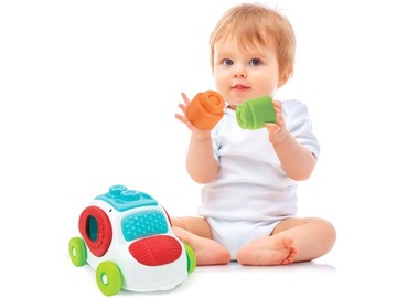 Clemmy SAMOCHÓD Sensoryczne AUTKO Sorter + KLOCKI