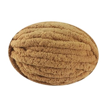Gruba, gruba przędza Gruba przędza wełniana, ręcznie szydełkowana, gruba przędza o gramaturze khaki