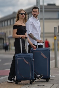 Большой дорожный чемодан размера XXL и БЕСПЛАТНАЯ тканевая мягкая вместительная кодура 29 дюймов.