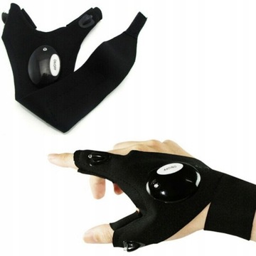 НАБОР ПЕРЧАТОК С СВЕТОДИОДНОЙ ПОДСВЕТКОЙ СПРАВА И СЛЕВА - БРЕНДОВЫЙ НАБОР GLOVELITE