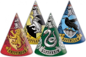 CZAPECZKI IMPREZOWE HARRY POTTER HOGWARTS 6szt