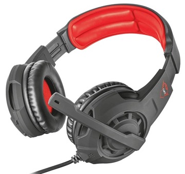 Trust GXT411 RADIUS Słuchawki gamingowe PC PS3 PS4 PS5 40mm mikrofon AUX