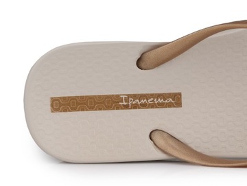 Japonki damskie Ipanema ANAT BRASILI BEIGE/GOLD