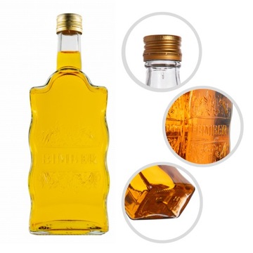 Butelka WARTA BIMBER 500 ml 0,5l + zakr. grawer!