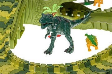 МЕГА ГОНОЧНАЯ ТРЕК XXXL ДИНОЗАВР ДИНОПАРК 200 ЭЛ.