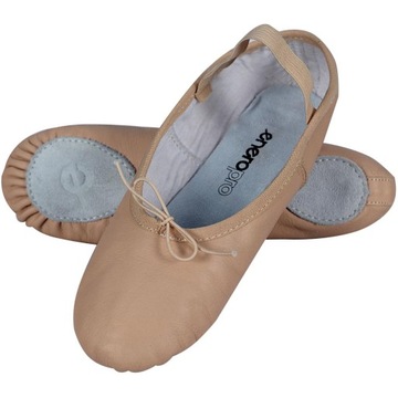 BALETKI BUTY DO TAŃCA ĆWICZEŃ BALETU CIELISTE R.39 ENERO PRO