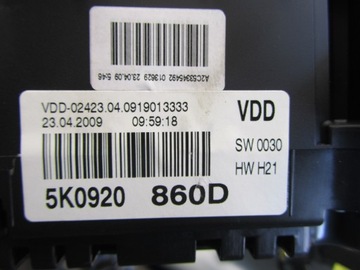 JEDNOTKA IMOBILIZÉR SADA VW GOLF PLUS 6 VI 1.4 TSI 03C906016 0261S04390