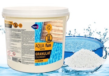 CHLOR SZOK Granulat Stabilizowany Chemia Basenowa Basen Jacuzzi STAPAR 5kg