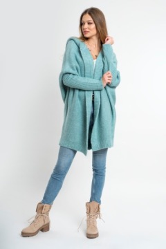 СВИТЕР КАРДИГАН NEIRO С БОЛЬШИМ КАПЮШОНОМ