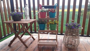 МЕТАЛЛИЧЕСКАЯ КРЫШКА ДЛЯ ЦВЕТОЧНОГО ЦВЕТКА С КРЮЧКОМ, ВЕСЕЛКА, ЦВЕТНАЯ, ДЛЯ БАЛКОНА