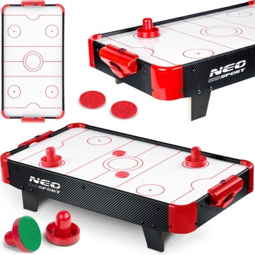 CYMBERGAJ STÓŁ do GRY AIR HOCKEY POWIETRZNY HOKEJ DLA DZIECI GRA NEO-SPORT