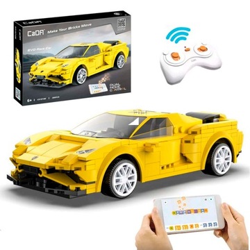 Klocki CaDA Zdalnie Sterowane Auto na PILOTA Race Car Evo Dual Mode RC