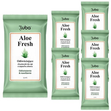 Oczyszczające chusteczki odświeżające Aloe Fresh