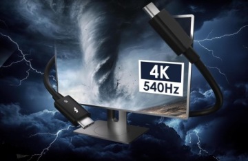 Кабель Thunderbolt 5 USB-C, 80 Гбит/с, 240 Вт, длина 2 м, работает с Thunderbolt 3 4 USB 4.0