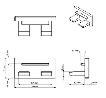 DESIGN LIGHT LED PLUG BLACK LINE MINI ver 02