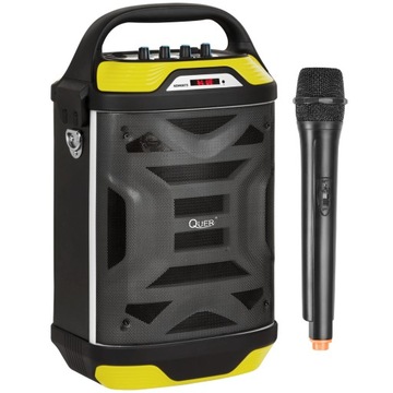 GŁOŚNIK BLUETOOTH KOLUMNA KARAOKE + MIKROFON 25W
