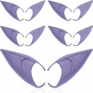 6PCS Fałszywe uszy elfowe rekwizyty uszy elf fot.