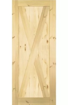 drzwi wewnętrzne sosnowe przesuwne loft LF-4 70