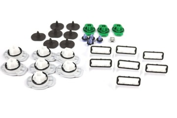 ZESTAW ELEMENTÓW MOCUJĄCYCH PRÓG DOLNY PROGU AUDI A5 B9 ORYGINAŁ OD ASO