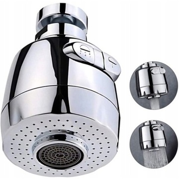 360 stopni Kran Aerator filtr oszczędzający wodę