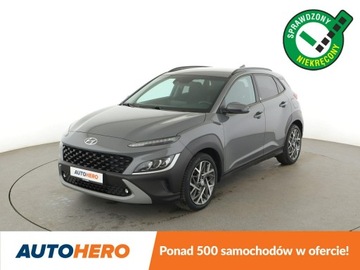 Hyundai Kona I Crossover Facelifting 1.6 GDI Hybrid 141KM 2022 Hyundai Kona HEV navi grzane fotele kamera