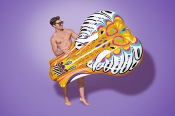 НАДУВАННЫЙ МАТРАС ДЛЯ ПЛАВАНИЯ ПОНТО 183х153см