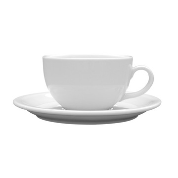 Filiżanka duża ze spodkiem Ameryka 350 ml LUBIANA