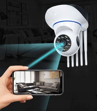 Wi-Fi КАМЕРА, ВРАЩАЮЩАЯСЯ В ПОМЕЩЕНИИ, HD PTZ-МОНИТОРИНГ