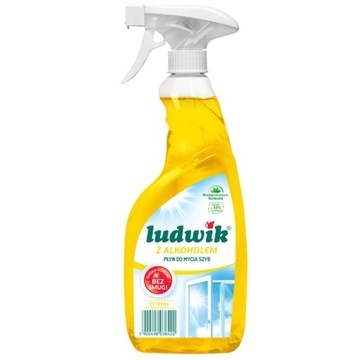 Ludwik Lemon Płyn do Mycia Szyb z Alkoholem 600ML