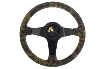 Спортивный раллийный руль 350 мм 80 мм Suede Camo