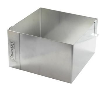 RANT FORMA DO PIECZENIA TORTU CIASTA DOROSIOWE RANTY KWADRAT 20x20 H12