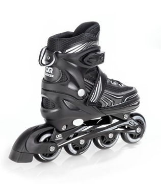 Коньки Croxer Optima Black Регулируемые 39-42 Резина