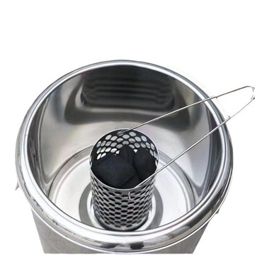 Подвесной гриль Портативное кухонное оборудование Бочка для барбекю Ведро для барбекю L