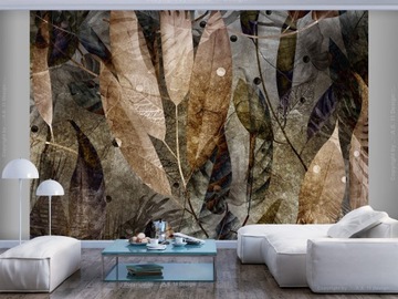 ОБОИ ТРОПИЧЕСКИЕ ЛИСТЬЯ 400x280 b-C-0877-a-a