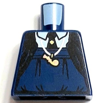Lego Nowy Tors bez rączek Dark Blue garnitur złoty gwizdek 973pb4422