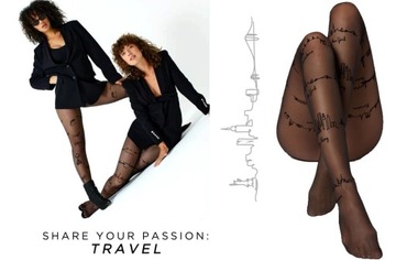 CALZEDONIA Rajstopy Share your PASSION FASHION T. 2