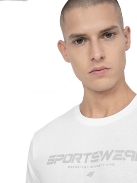 4F МУЖСКАЯ ФУТБОЛКА, СПОРТИВНАЯ ХЛОПКОВАЯ ФУТБОЛКА