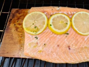 Доска из кедра для гриля ДОСКА КРАСНЫЙ КЕДР для ГРИЛЯ - 2 ДОСКИ