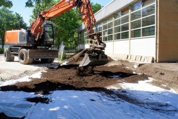 Geowłóknina do Drenażu Drenażowa 0,5 x 50m do Nasypów Skarp 25m2 200 g/m²