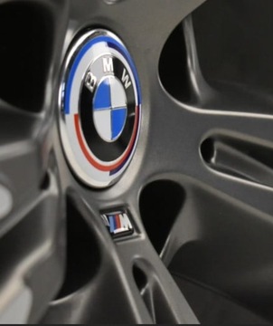 Наклейка BMW M-Power на диски, руль, ручку, кокпит 17x9 - 1 шт.