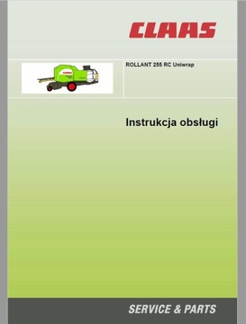 Instrukcja obsługi CLAAS ROLLANT 255 RC Uniwrap