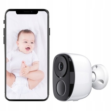 KAMERA WI-FI AKUMULATOROWA Z CZUJNIKIEM RUCHU ALARM DETEKCJA RUCHU ALEXA