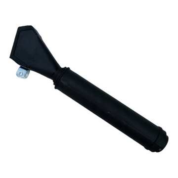 Воронка пластиковая черная (07), ручка сверху, сеялка Познаняк