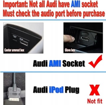 КАБЕЛЬНЫЙ РАЗЪЕМ АДАПТЕР AMI MMI BLUETOOTH USB AUDI VW