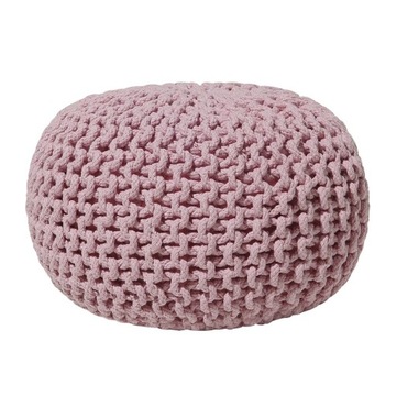 Puf 40 x 25 cm różowy CONRAD