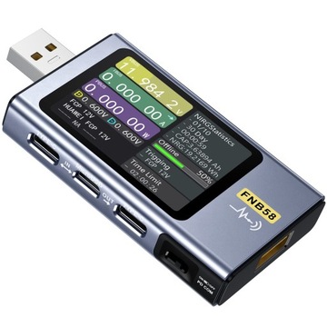 FNIRSI-FNB58 USB-тестер Вольтметр Амперметр с Bluetooth
