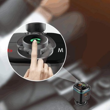 FM-передатчик FEEGAR Q200 Pro QC4.0 ЗАРЯДНОЕ УСТРОЙСТВО 42 Вт