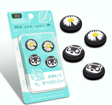 4x GUMKI NAKŁADKI do SWITCH LITE Animal Crossing