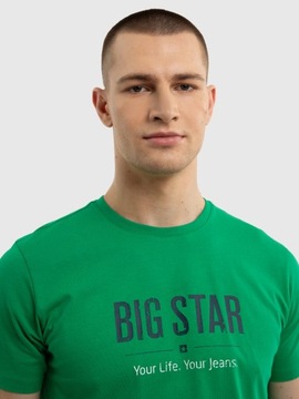 T-shirt męski okrągły dekolt Big Star rozmiar L