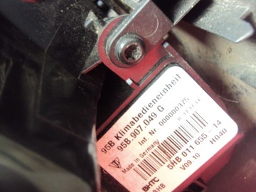 PANEL KLIMATIZACE ZADNÍ PORSCHE MACAN 2013-